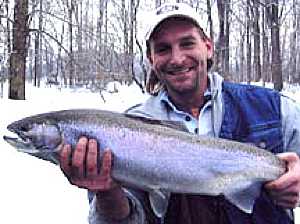 Dave with a Colorful female beauty Steelhead of many!