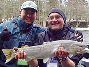 Larry and Don are Enjoying some Drop Back Steelhead Spin fishing in the Spring