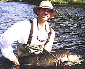 T.A. Mckinney is 5 for 10 for Monster King Salmon today!