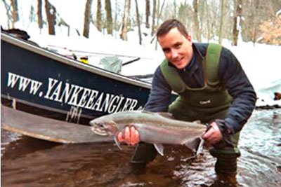 We fought 16 Steelhead in this one spot! Just like a box of chocolates, never know :)