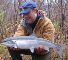 Steelhead fishing Salmon River NY – Nov. 4, 2020