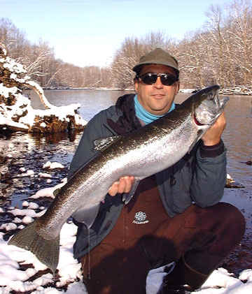 Fall Steelhead fishing Pulaski NY trout on the Salmon River during the Best Time in the Fall, Winter, February and Spring.